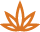 orange cannabis flower graphic